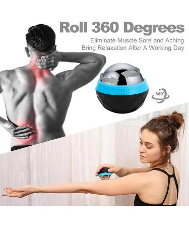 Cold Massage Scooter Ball | Stainless Steel Muscle Relief & Inflammation Reduction | Long-Lasting Cooling/Heat for Back Shoulders & Buttocks - Buy Online on GoSupps.com