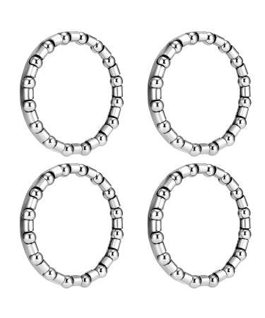 Jaceyon Bike-Ball-Bearing-Retainer, Bicycle-Headset-Ball-Bearings, 5/32" x 16-Balls-Braring for Bike-Fork - 4 Pcs Replacement Mountain Bike Parts Repair Accessories for MTB Bicycle Fork