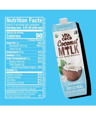 Vita Coco Organic Coconut Original 6x1L - Buy Online on GoSupps.com