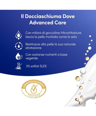  Dove Dove Moisturizing Shower Bath Delicate Formula on Skin Microbiome with Plant Moisturizing Agents SLES Sulfate Free Shower Men and Women 225ml - Buy Online on GoSupps.com