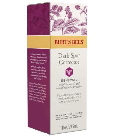Burt's Bees Dark Spot Corrector Renewal 1 fl oz - Brighten & Even Skin Tone - Buy Online on GoSupps.com