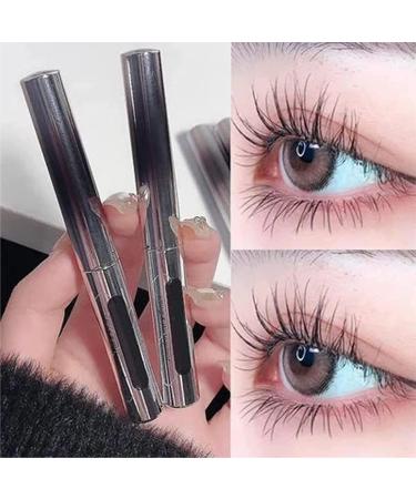  LINGJIONG metal curling waterproof mascara long lasting no burrs for summer party dating shopping office and daily life - Buy Online on GoSupps.com