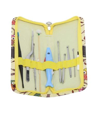 Ear Pick Spoon Ear Wax Removal Tool Set Stainless Steel Ear Pick Spoon Ear Wax Cleaning Tools Set