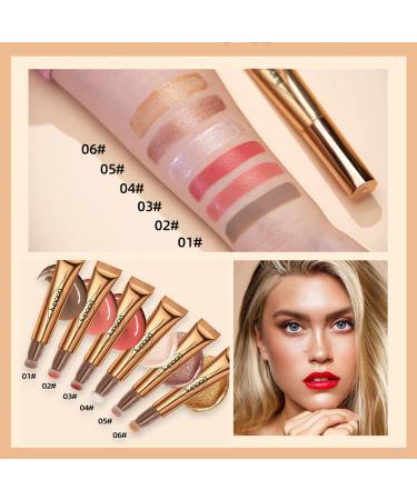 Contour Beauty Wand - Cream Contour Stick with Cushion Applicator - Long Lasting Matte Finish - Lightweight and Blendable - 01 Contour Wand - Buy Online on GoSupps.com
