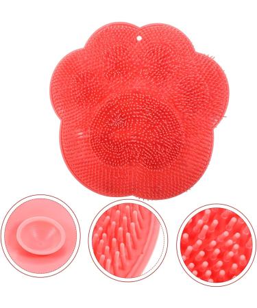 Beavorty Lazy Back Rub Pad Foot Massager Foot Brush Cleaner Skin Cleaning Scrubber Pink - Buy Online on GoSupps.com