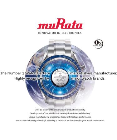 Murata 392/384 SR41 Silver Oxide Watch Batteries - 20 Pack | 1.55V Button Cell for International Shipping - Buy Online on GoSupps.com