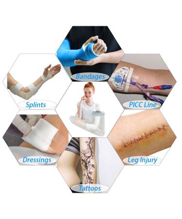 Waterproof Arm Cast Covers for Shower | Adult Full Arm Bath Protector | Cast Shower Bag for Surgery & Wound Care - Buy Online on GoSupps.com