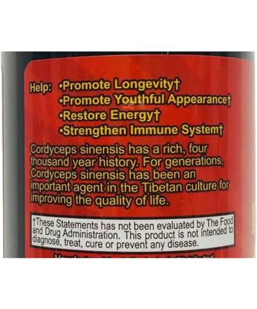 King Golden Cordyceps - 90 Capsules - Buy Online on GoSupps.com