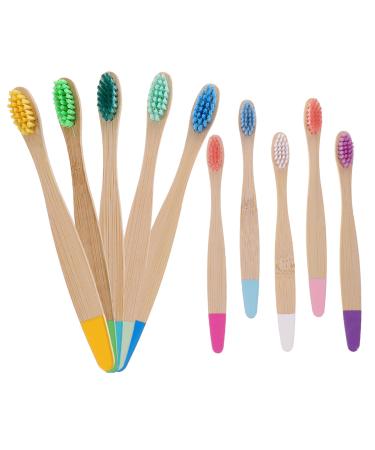 FRCOLOR 10pcs Kid Toothbrush Travel Toothbrush Household Toothbrush Toothbrushes Toothbrush for Tooth Brush Camping Toothbrush Teeth Hand Spray Paint Miss Nylon Natural