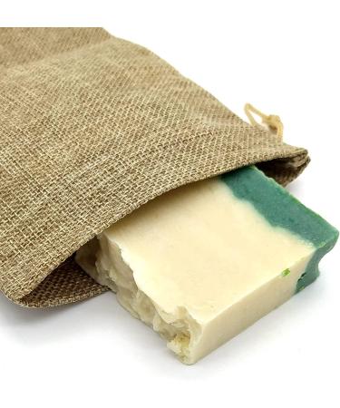  Buabi 2 Pack Natural Handmade Hand Soap Biodegradable Solid Soap Zero Waste Vegan Jute Gift Bag 2 x 100g Pills (Argan Oil & Donkey Milk) - Buy Online on GoSupps.com