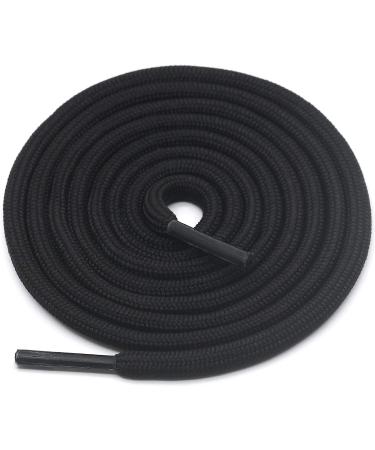 DELELE 115CM Thick Round Climbing Shoelaces - Black (2 Pairs) - Buy Online on GoSupps.com