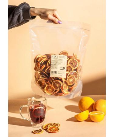 KoRo - Tranches d'orange s ch es 500 g - Comme pice d coration ou garniture - Pour cocktails th et vin chaud - Ar me fruit d'orange toute l'ann e - 100% orange - Buy Online on GoSupps.com