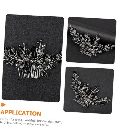 Beaupretty Drill hair comb Wedding Headpiece Bridal Hair Decor Bridal Headpieces for Wedding Bridal Hair Accessories Wedding Hair Accessories claw drill bride plastic European and Comb - Buy Online on GoSupps.com