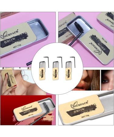 MUSISALY 3 Sets Eyebrow Soap Brow Shaping Soap 3d Brows Makeup Balm Woman Brow Soap Brow Wax Gel Texture - Buy Online on GoSupps.com