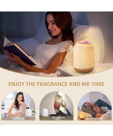 Siaxolo Ceramic Wax Warmer - Fragrance Wax & Candle Warmer for Home Office | Perfect Gift for Moms & Women - Buy Online on GoSupps.com