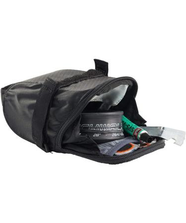 VAUDE Race Light XL Saddle Bag - Black Bicycle Storage with Velcro Fastening | International Shipping Available - Buy Online on GoSupps.com