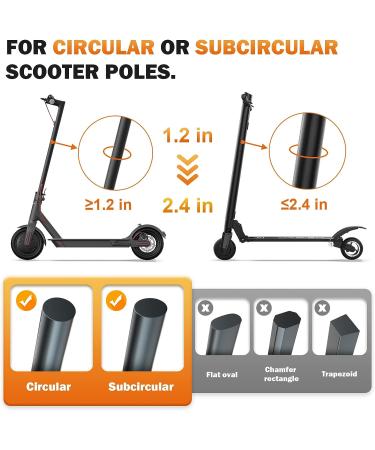 iblkeo Scooter Basket Quick Release - Heavy Duty Iron Mesh, 70lb Capacity - Buy Online on GoSupps.com