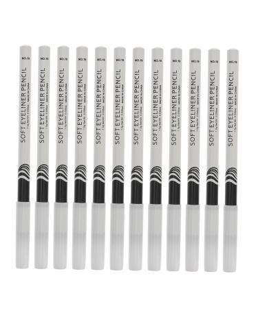 FRCOLOR 12pcs Lying Silkworm Eyeliner Waterproof Eyeliner Eye Gel Glitter Eyeliner Pencils Flash Miss Set