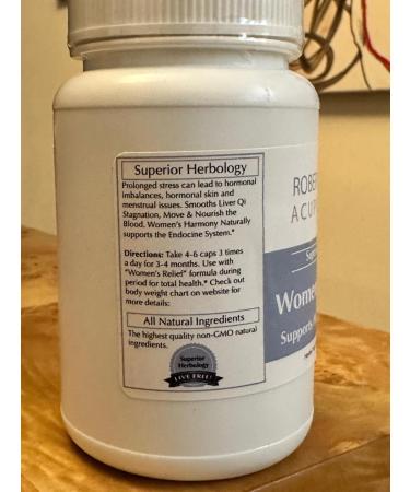 Buy Women's Harmony Natural Menstrual Relief - Fast-Acting Herbal Pills for PMS Cramping & Hormone Balance (180 Capsules - Buy Online on GoSupps.com
