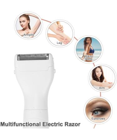 Buy VOCOSTE 4 in 1 Electric Shaver Kit for Women - White | Best Ladies Body Hair Removal Solution - Buy Online on GoSupps.com
