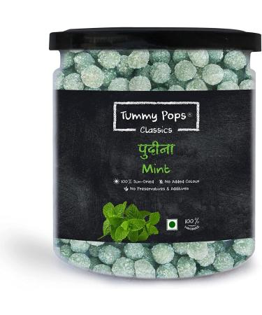 Herbs & Us | Tummy Pops | Handmade Mukhwas | Pudina Goli/Pachak Vati/Mint Candy (300gm) Jar | Mouth Fresheners After Meal - Buy Online on GoSupps.com