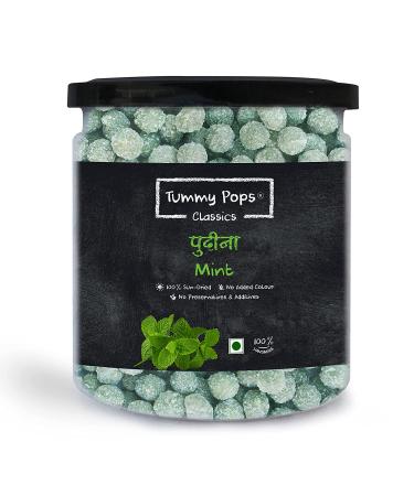 Herbs & Us | Tummy Pops | Handmade Mukhwas | Pudina Goli/Pachak Vati/Mint Candy (300gm) Jar | Mouth Fresheners After Meal
