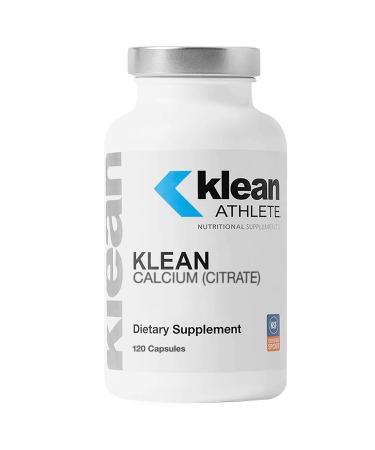 Klean ATHLETE Klean Calcium Citrate - for Bone Health & Density - Bone Support for Sports* - Gluten Free Vegan & Non-GMO - 120 Capsules