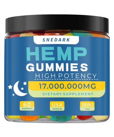 Hemp Gummies Advanced Extra Strength- High Potency Natural Hemp Oil Extract Gummy Great for Peace & Relaxation Naturals Fruit Flavors Made in USA Original