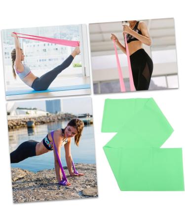 Balacoo Fitness Resistance Bands - Premium Workout Stretch Bands for Exercise - Light Green 150x15cm - Buy Online on GoSupps.com