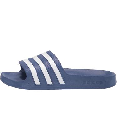 adidas Adilette Aqua Slides Sandal - Crew Blue/White, Size 8 - Buy Online on GoSupps.com