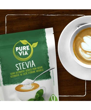 Pure Via Stevia Leaf Sweetener Beads 1kg - Natural Value Pack Equivalent to 2kg Sugar - Buy Internationally - Buy Online on GoSupps.com