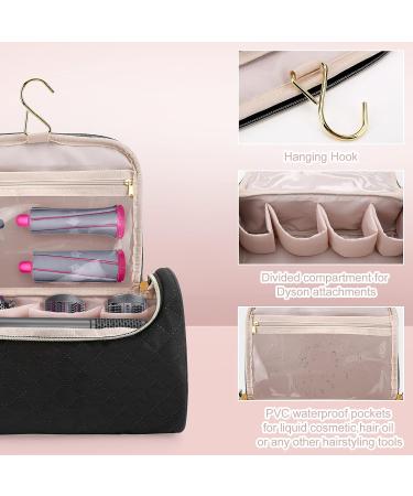 Dyson Airwrap Travel Case - Portable Storage Bag for Complete Styler & Attachments | Lightweight Carrying Case with Hanging Hook and Side Pockets - Black - Buy Online on GoSupps.com