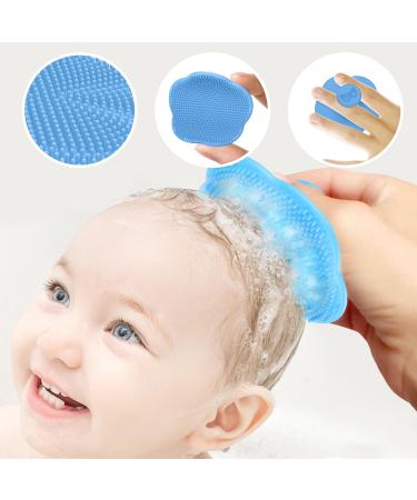 Children's Bath Set: Silicone Shower Brush Massage Comb & Tartar Remover - Ideal for Pool & Cleaning - Buy Online on GoSupps.com
