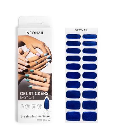 Neonail Gel UV Stickers Easy On M01 - Blue - 15 Pattern - Nail ticker - Nail polish stripes - Gel -nail sticker - Nail sticker for feet and hands - fingernails for sticking on - Decoration Nail design - Buy Online on GoSupps.com