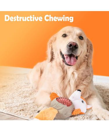 Wookiwuki Dog Toys for Aggressive Chewers | Plush Fish-Shaped Toys for Small & Medium Dogs | Ideal for Indoor & Outdoor Play - Buy Online on GoSupps.com