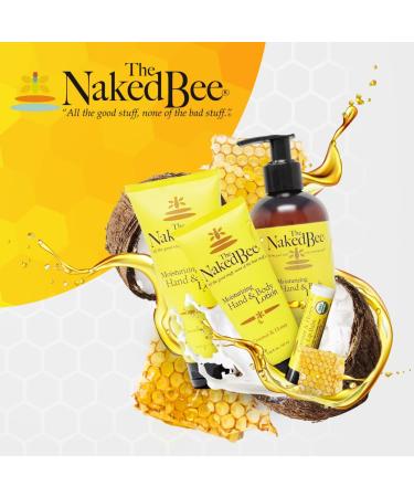 The Naked Bee Jasmine & Honey Moisturizing Hand & Body Lotion 8 Oz - Hydrating Formula, Long-Lasting Fragrance - 8 Fl Oz - Buy Online on GoSupps.com