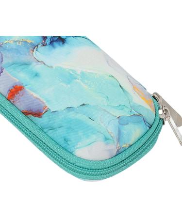 Insulin Cooler Case Marble Green - Safe & Insulated Diabetic Supplies Pen Bag - Buy Online on GoSupps.com