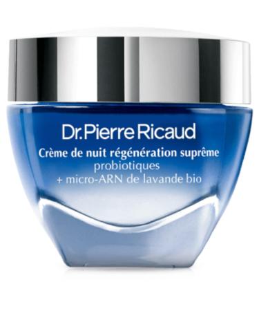 Dr Pierre Ricaud Cr me de Nuit R g n ration Supr me - Creme pour le Visage aux Probiotiques et Micro-ARN de Lavande Bio - Soin Anti-Age pour Femme - 40ml