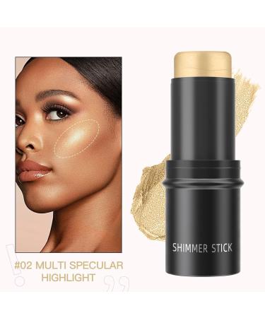 Highlighter Stick Mineral Cream Contour Stick Enhance Eomplexion And Stereo Feeling Waterproof And Sweatproof Oil-control (#02 MULTI SPECULAR HIGHLIGHT 6 g) #02 Multi Specular Highlight 6 g (Pack of 1) - Buy Online on GoSupps.com