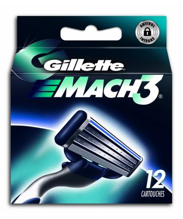 Discontinued model Gillette Mach 3 replacement blades for razors 12 pieces