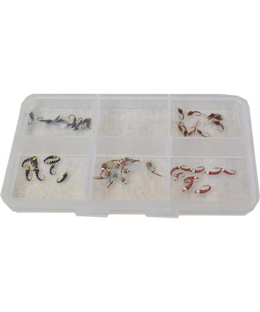 45-Piece Midge Assortment with Mustad Signature Fly Hooks - Rainbow Warriors, Zebra Midges, WD40, RS2 Emergers | Sizes 18, 20, 22 - Buy Online on GoSupps.com