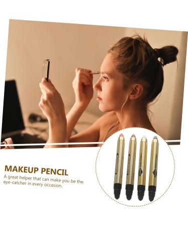 FOMIYES 4pcs Highlighter Eyeshadow Pencil Metallic Eye Shadows Glitter Eyeshadow Neutral Eyeshadow Plastic - Buy Online on GoSupps.com
