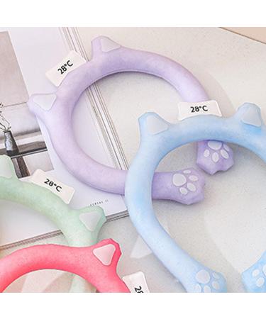Neck Cooling Ring Cooling Gel Neck Ring PVC Hands for Indoor for Kids (Purple) - Buy Online on GoSupps.com