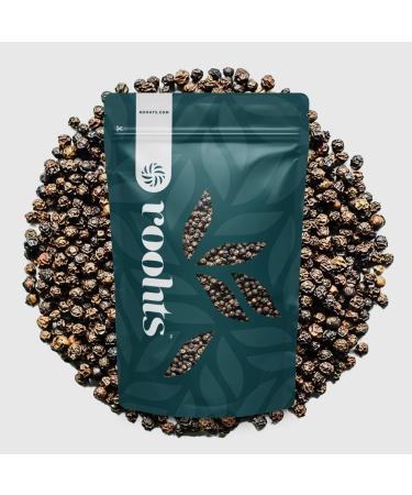 Roohts | 50g | Black Peppercorns | Kaali Mirch | Premium Quality | 100% Natural | Aromatic | Flavour | Spice | Whole Dried
