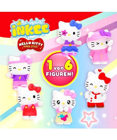 INKEE Hello Kitty Bath Bomb with Surprise 1 of 6 Hello Kitty Figures to Collect Bath Ball 80 g with Watermelon Aroma and Jojo - Buy Online on GoSupps.com