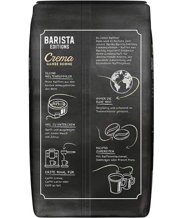Jacobs Grains de Caf Barista Editions Crema Pack lot de 2 (2x 1kg de grains de caf ) - Buy Online on GoSupps.com