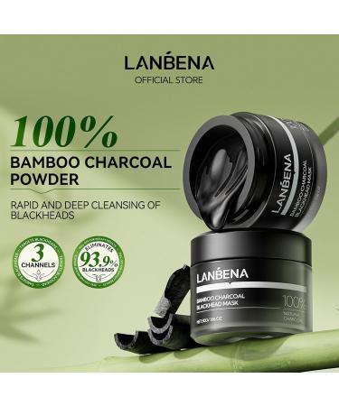  LANBENA LANBENA 60 Pcs Bamboo Charcoal Pore Strips (30g) with Blackhead Puller Black Head Puller Blackhead Remover Kit Blackhead Reshifting Kit Nose Strips for Blackhead - Buy Online on GoSupps.com