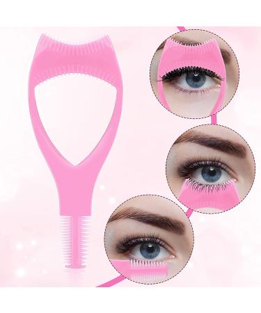 Pink Eyelash Mascara Tool Set - 7 Pieces for Lash Extension, Curling, and Separating - Eyelash Comb, Applicator, Tweezers - Women and Girls - Buy Online on GoSupps.com