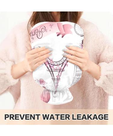 Paris Landmarks Hot Water Bottle 2L - Large Cramp Pain Relief Bag without Cover - Buy Online on GoSupps.com