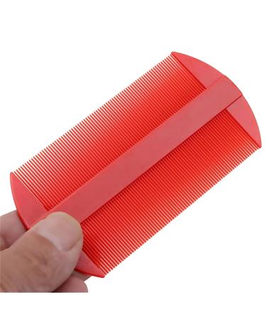 ShanLily Lice Comb Double Sided Fine Tooth Combs Fine Tooth Hair Combs For Adults Or Pet'S Long Short Fine Thick Hair Tooth Head Nit Hair Combs For Pets Adults English Color Lice Combs